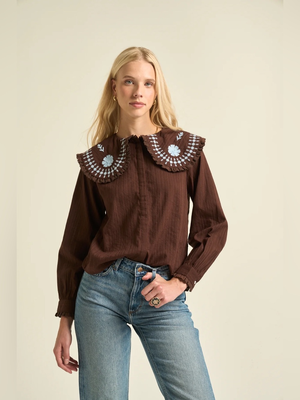 Sonmer Paloma Blouse Chocolate